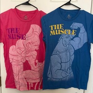 Disney Parks his and hers Hercules and Meg shirts